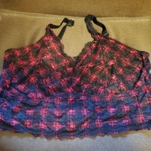 Plaid torrid bralette